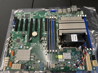Supermicro X10SRL-F M/B  w/Intel E5-2603 + Heatsink/fan + 8GB DDR4+ IO plate