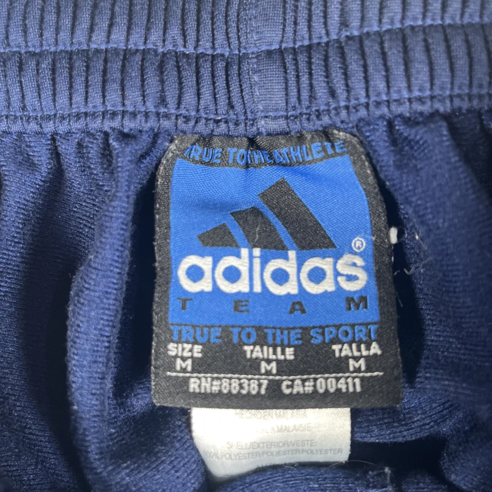 VTG Adidas Tear Away Pants Mens M Hidden Snap Breakaway Track Athletic 90s-EUC - Image 4 of 4
