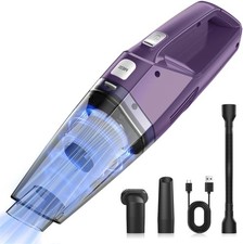 Bossdan Handheld Vacuum Cordless Car Vac Portable with 8KPA & Multi Accessories