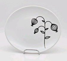 Plato lateral ovalado vintage IKEA amapol…