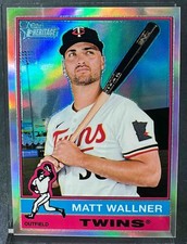 2025 Topps Heritage High Number Matt Wallner #682 Chrome Twins