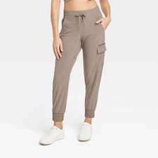 All In Motion Women's Flex Woven Cargo Joggers UPF 50+ Sports Quick