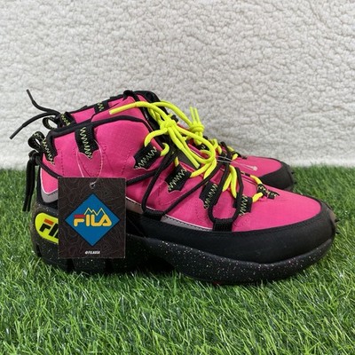 NWT Fila Grant Hill 1 X Trailpacer Sneakers Neon Pink Womens Size 9.5 Hiking