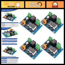 4-Pack DC Voltage Protection Module 12V-36V Low Voltage Disconnect Switch Cut Of