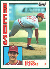 Frank Pastore - 1984 Topps #87 - Cincinnati Reds Baseball Card