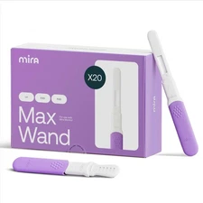 Mira Fertility MAX Wands, Ovulation Test Strips  20 Tests- use with Mira Kit
