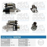 Meat & Doria Starter FüR Mazda MX-5 II NB 1.6 16V 1.8 323 F VI BJ 1.5 DW 1.3