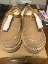 Size 6 DS New UGG Tasman Crafted Regenerate Slipper Sand Color Suede