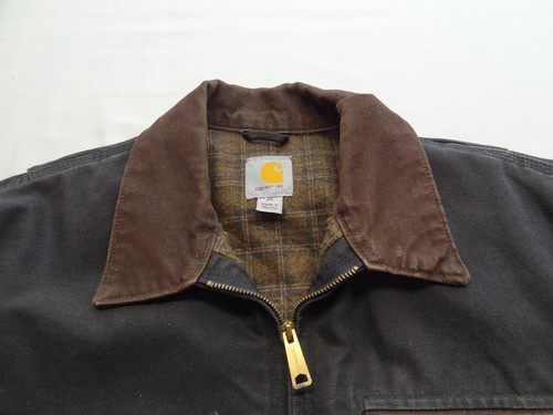 Carhartt XL J97-BLK Duck Canvas Work Farm Jacket VTG Blanket Lined USA Fabric by Carhartt, Size XL, $205 - Photo 14