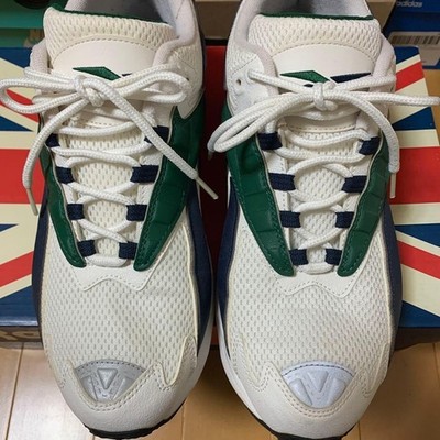 Reebok INTV96 Sneakers 28cm White Green Pre-owned Box Included USED JAPAN item