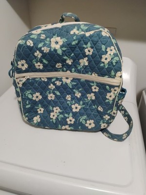 Blue & White Floral Backpack By Ellen Scott From Cuba Ny