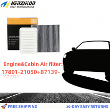 Engine Cabin Air Filter Set For Toyota Corolla 2009-2019 1.8l L4 Oe Spec Repla Engine Cabin Air Filter Set For Toyota Corolla 2009-2019 1.8l L4 Oe Spec Repla