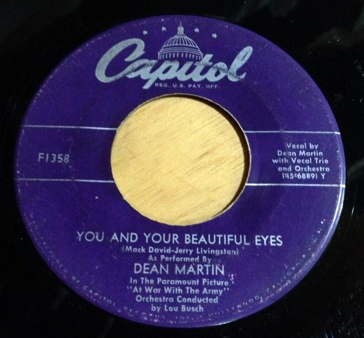DEAN MARTIN ＆ 二枚 45RPM Dean Martin 45 RPM Speed Vinyl Records for sale | eBay