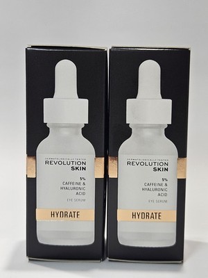 REVOLUTION Under Eye Serum 5% Caffeine Solution + Hyaluronic Acid 1.01 oz 2 Pack