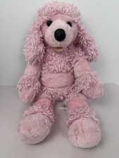 Build A Bear Vintage Pink Poodle 19  Plush w/ Working Barking Sound Box