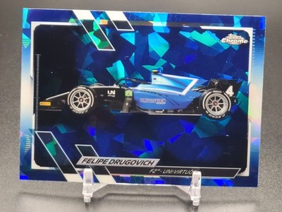 2021 Topps Chrome F1 Sapphire #118 Felipe Drugovich Formula 1 F2 Portrait