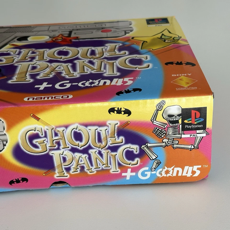 NEW SEALED!!! Sony Playstation 1 PS1 Ghoul Panic + G-con 45 Gun Namco Pal Aus - Image 4 of 4