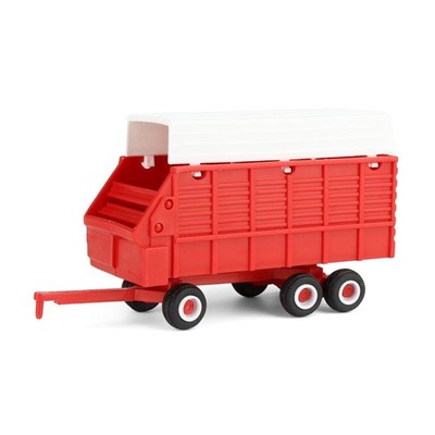 Standi Toys 1/64 Plastic Red & White Tandem Axle Forage Wagon ST163