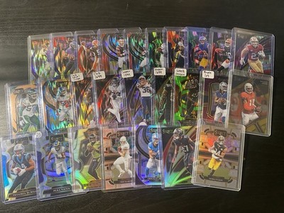 20-25 select card lot! QBs/Etc cool cards + numbered, silver,die cut! (33 cards)
