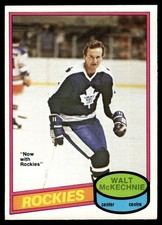1980-81 O-Pee-Chee Vintage OPC Set Break Walt McKechnie Colorado Rockies #378