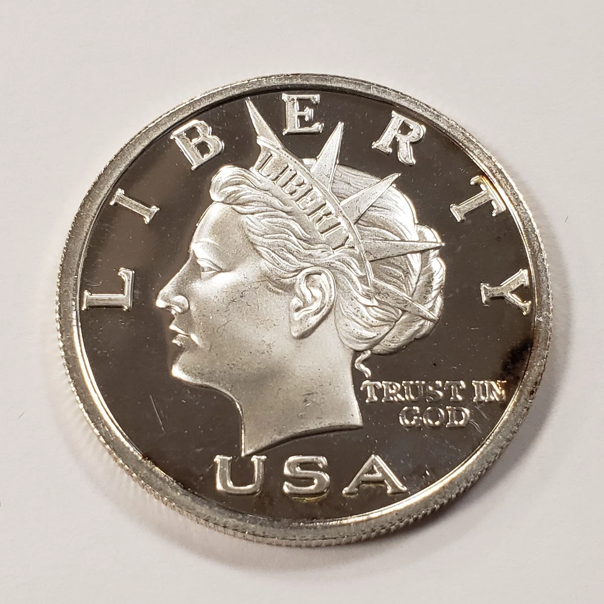 1/2 oz .999 Silver Round - 2003 $5 Liberty Dollar Nor fed - SKU