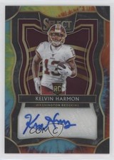 2019 Panini Select Rookie Signatures Tie-Dye Prizm 13/25 Kelvin Harmon Auto 0st9