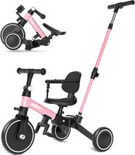XJD children's bicycle, 6-in-1 folding tricycle for children.