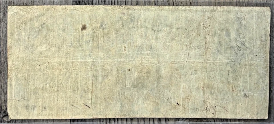 1861 $50 T 16 Confederate Paper Money, Blank Back, Partial Signature on Back - Image 2 of 4