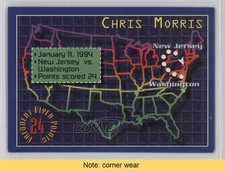 1993-94 Topps Stadium Club Frequent Flyer Points Chris Morris #3 READ 1f8