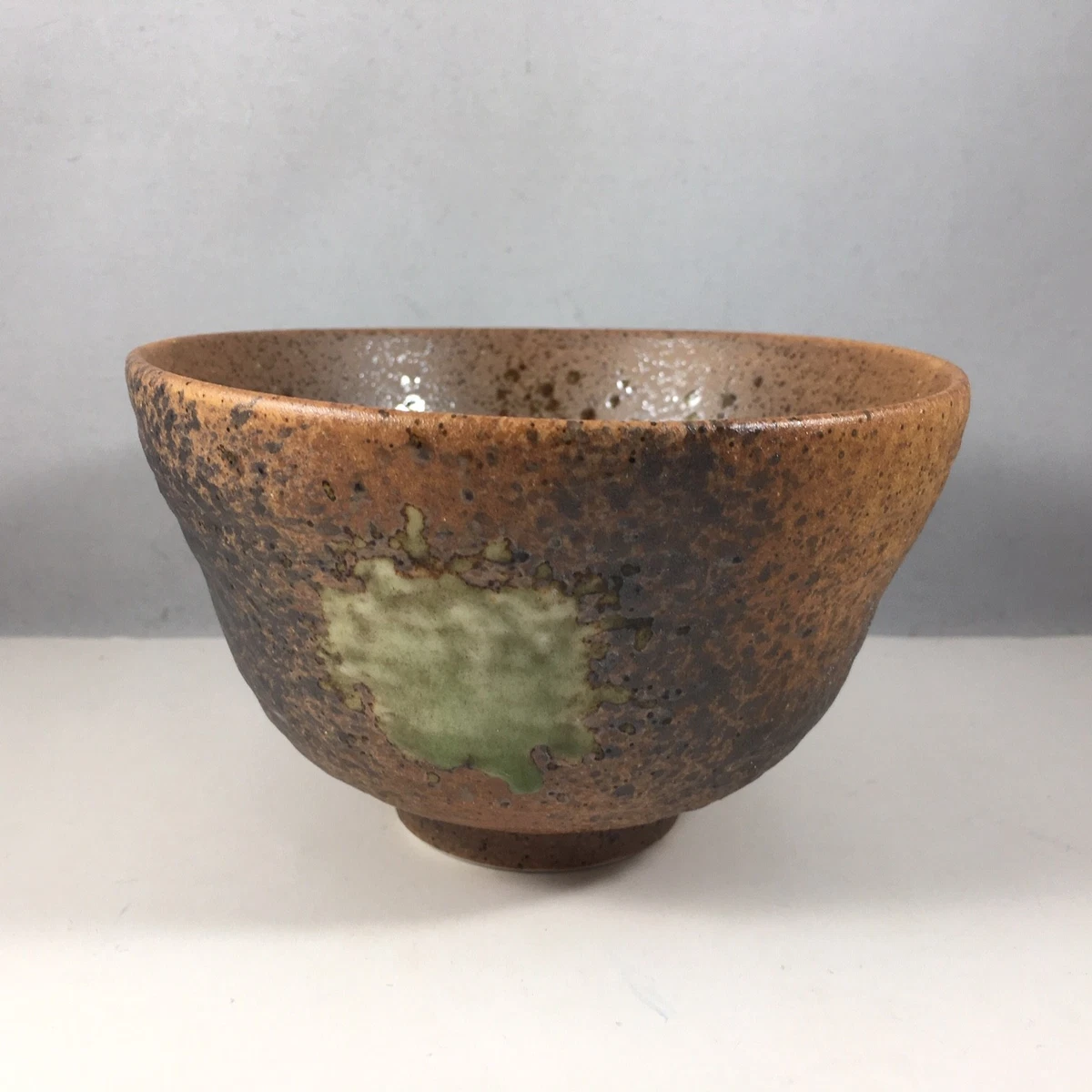 茶道　抹茶碗 茶道具 抹茶茶碗 美濃焼 藍釉（M-1415）