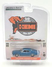 2021 Greenlight 50 Years 426 Hemi 1964-2014 1968 Dodge Charger R/T Hemi Blue