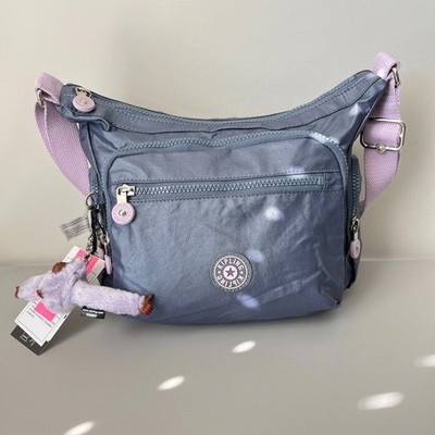 Kipling  Metallic Navy/Purple Gabbie Crossbody Bag NWT