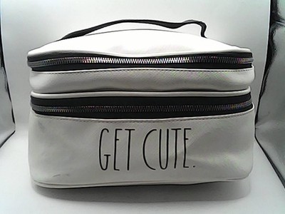 Rae Dunn Get Cute Makeup Case 10 x 7 x 6