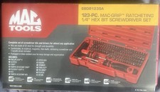 Mac Tools Sbdr123sa 123-piece Mac-grip Ratcheting 14 Hex Bit Screwdriver Set