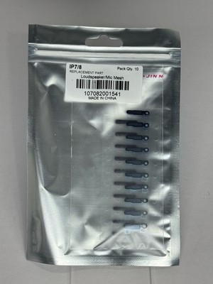 Loudspeaker / Mic Mesh Compatible For iPhone 7 / 8 / SE / SE - 10 Pack