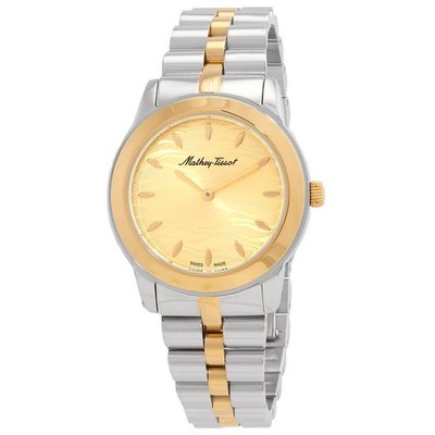Mathey-Tissot D10860BDI Artemis Champagne Dial 32 mm Women's Watch New