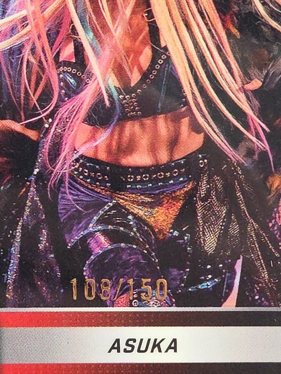 Asuka 2025 Topps Chrome WWE Blue Refractor /150 #111 | eBay