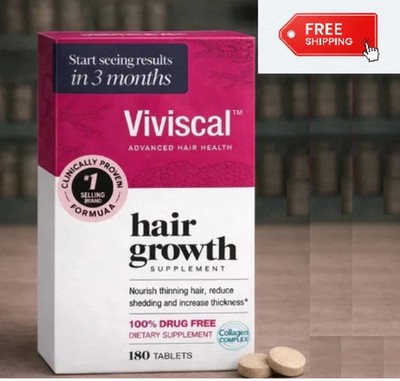 Viviscal Hair Growth Supplement for Women 180 Tablets - 3 Month Supply
