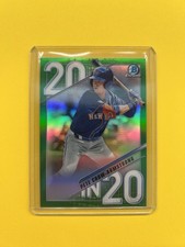 2020 Bowman Draft – 20 in '20 Pete Crow-Armstrong #20IN20-PC Green Refractor /99