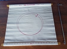 Vintage Foley rama ciasta zmywalna płócienna prowadnica do ciasta