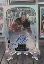 2025-26 O-Pee-Chee Platinum Donovan Sebrango RC On Card Auto Rainbow 1:120