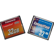 Transcend & Ritz CF Compact Flash Card Bundle...