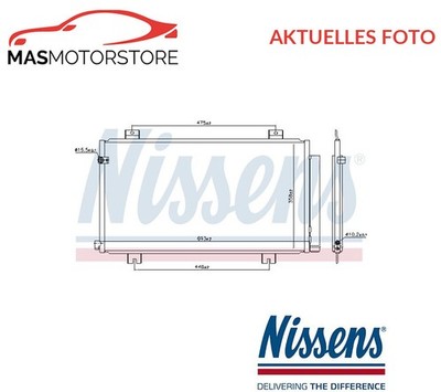KONDENSATOR KLIMAANLAGE NISSENS 941180 A FÜR HONDA CIVIC X 88KW,235KW
