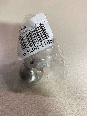 Berenson 9913-1BPN-P Euro Moderno 1-3/16'' Round Cabinet/Drawer Knob - Brushed Ni