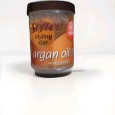 Softee Argan Oil Styling Gel Vitamins A E B5 Aloe Curls Twist Outs 8 Oz