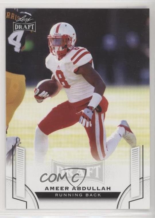 2015 Leaf Draft Ameer Abdullah #02 Rookie RC 9gr