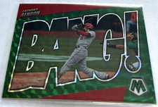 2022 Mosaic Baseball Anthony Rendon LA Angels Green Mosaic Prizm Bang! #BG-13
