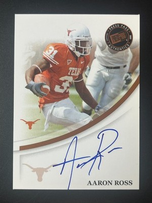 Aaron Ross 2007 Press Pass On Card Auto Autograph Texas