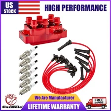 FD480 Ignition Coil & Spark Plug & Wire Set For 1995-2000 Ford Ranger V6 3.0L