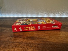 Krusty's Fun House Nintendo NES Complete CIB ALL inserts including reg card